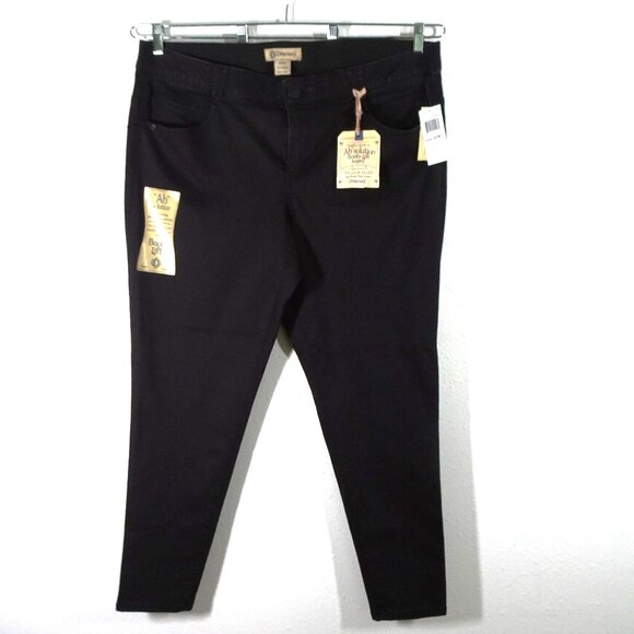 Democracy Jegging Jeans Women's Plus Size 22W Black Denim Stretch Booty Lift - Picture 1 of 11